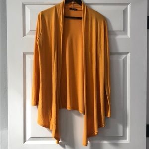 Yellow cardigan